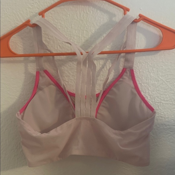 Nike Women's Mesh Sports Bra in Pink and Gray - Picture 3 of 3